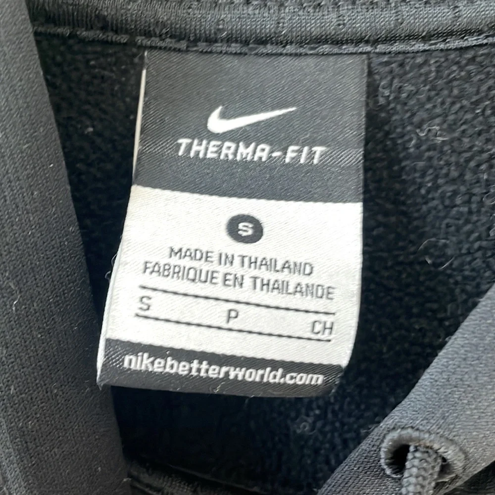 Nike THERMA-FIT Solid Black Long Sleeve Hoodie Women’s S/P
